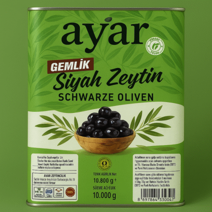 Siyah Zeytin Teneke 10 kg